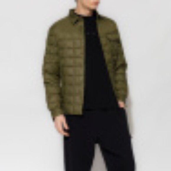 NEW SAVE THE DUCK Titan Quilted Jacket Dusty Olive for men 864mtn - Picture 3 of 7